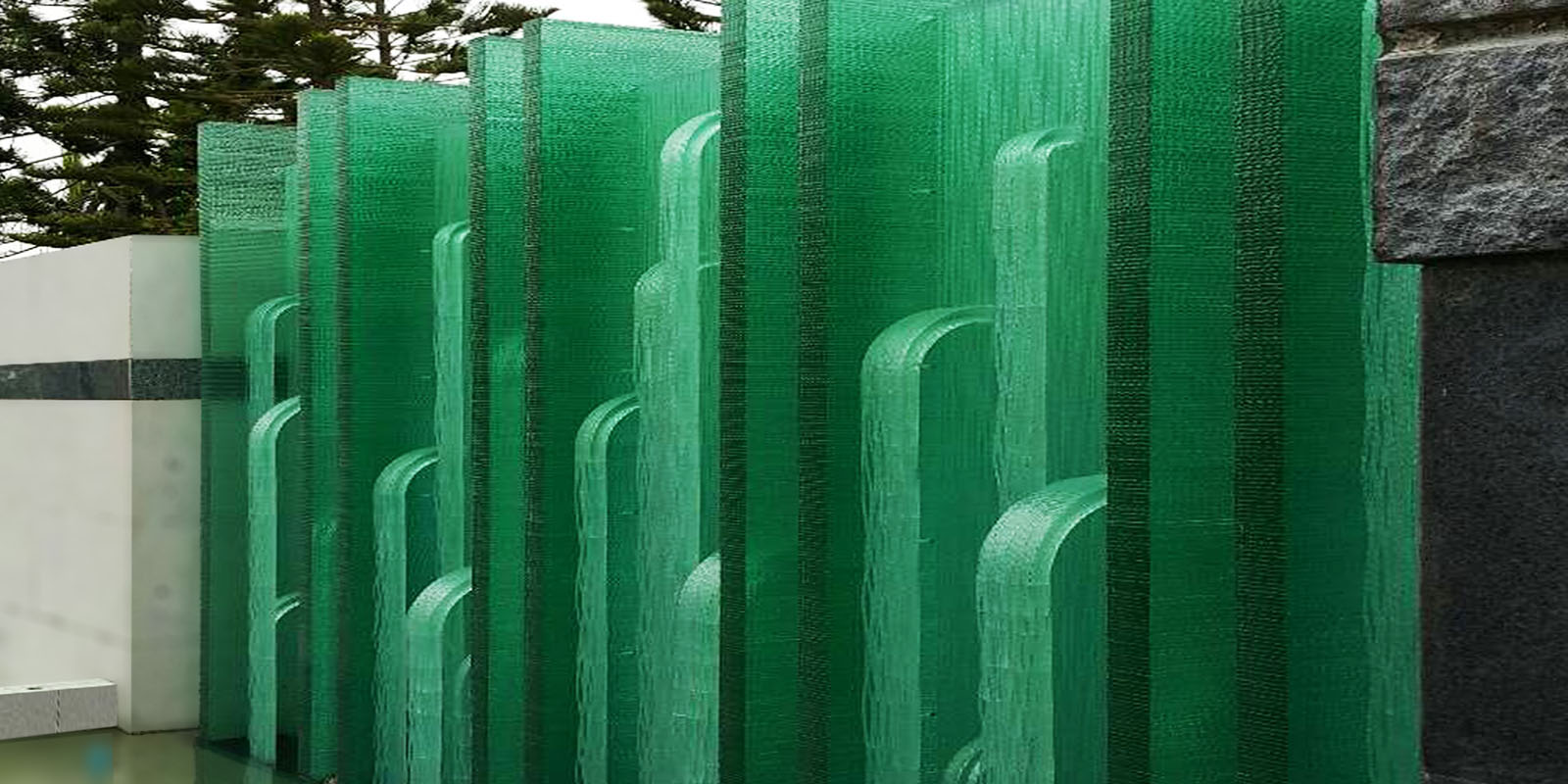stacked glass, stacking glass, stack glass